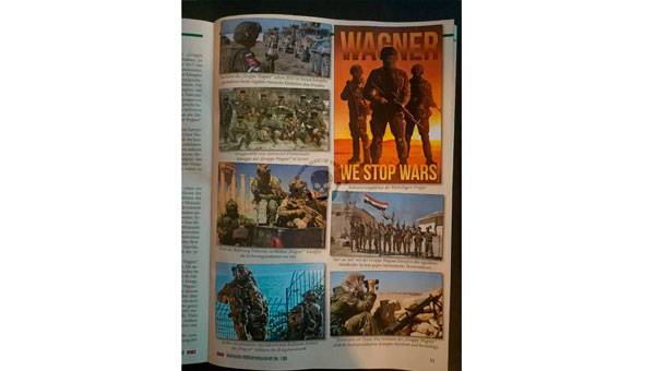 Wagner Group is Russia&rsquo;s Main Tool in Fight Against Terrorism, say German Media