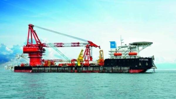 Fortuna Pipe-Laying Barge Fighting Back Against NATO
