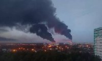 Druzhba oil Depot in Bryansk Catches on Fire